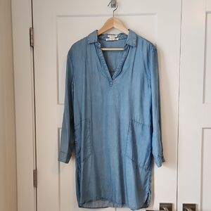 C&C California Light Blue Denim Top